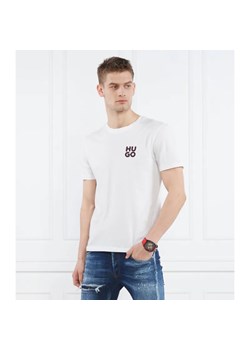 HUGO T-shirt | Regular Fit ze sklepu Gomez Fashion Store w kategorii T-shirty męskie - zdjęcie 184355074