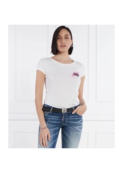 Dsquared2 T-shirt Scoop | Slim Fit ze sklepu Gomez Fashion Store w kategorii Bluzki damskie - zdjęcie 184355260