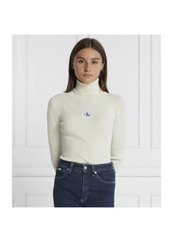 Calvin Klein Jeans Golf | Regular Fit ze sklepu Gomez Fashion Store w kategorii Swetry damskie - zdjęcie 184355314