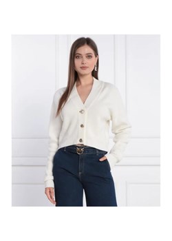 Pinko Kardigan | Cropped Fit | z dodatkiem wełny ze sklepu Gomez Fashion Store w kategorii Swetry damskie - zdjęcie 184355572