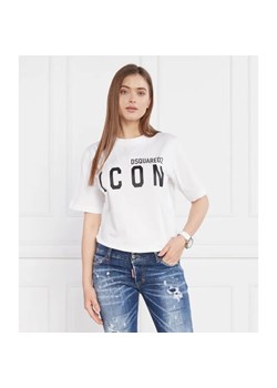 Dsquared2 T-shirt | Regular Fit ze sklepu Gomez Fashion Store w kategorii Bluzki damskie - zdjęcie 184355664