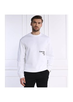 Calvin Klein Jeans Bluza DIFFUSED LOGO CREW NECK | Loose fit ze sklepu Gomez Fashion Store w kategorii Bluzy męskie - zdjęcie 184355670