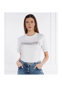 Patrizia Pepe T-shirt | Regular Fit ze sklepu Gomez Fashion Store w kategorii Bluzki damskie - zdjęcie 184355854
