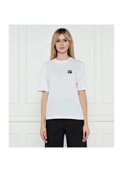 HUGO T-shirt Dashire_4 | Regular Fit ze sklepu Gomez Fashion Store w kategorii Bluzki damskie - zdjęcie 184356001