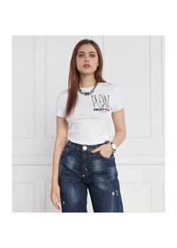 Philipp Plein T-shirt | Regular Fit ze sklepu Gomez Fashion Store w kategorii Bluzki damskie - zdjęcie 184356021
