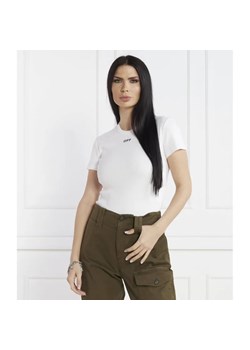OFF-WHITE T-shirt | Slim Fit ze sklepu Gomez Fashion Store w kategorii Bluzki damskie - zdjęcie 184356143