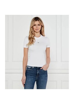 Calvin Klein Jeans T-shirt | Slim Fit ze sklepu Gomez Fashion Store w kategorii Bluzki damskie - zdjęcie 184356191