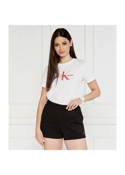 Calvin Klein Jeans T-shirt | Regular Fit ze sklepu Gomez Fashion Store w kategorii Bluzki damskie - zdjęcie 184356640