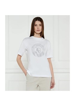 Joop! T-shirt Teggi | Regular Fit ze sklepu Gomez Fashion Store w kategorii Bluzki damskie - zdjęcie 184356691