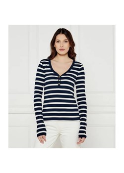 Tommy Hilfiger Bluzka HENLEY | Slim Fit ze sklepu Gomez Fashion Store w kategorii Bluzki damskie - zdjęcie 184356774