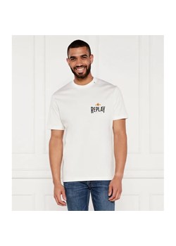 Replay T-shirt | Regular Fit ze sklepu Gomez Fashion Store w kategorii T-shirty męskie - zdjęcie 184356802