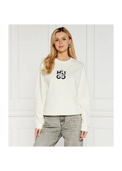 HUGO Bluza Crew | Regular Fit ze sklepu Gomez Fashion Store w kategorii Bluzy damskie - zdjęcie 184356883