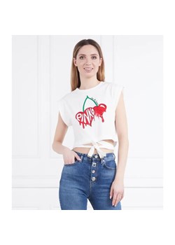 Pinko T-shirt | Cropped Fit ze sklepu Gomez Fashion Store w kategorii Bluzki damskie - zdjęcie 184357084