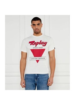 Replay T-shirt | Regular Fit ze sklepu Gomez Fashion Store w kategorii T-shirty męskie - zdjęcie 184357114