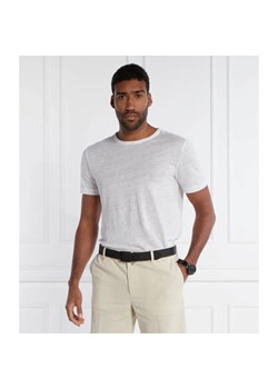BOSS BLACK Lniany t-shirt Tiburt 456 | Regular Fit ze sklepu Gomez Fashion Store w kategorii T-shirty męskie - zdjęcie 184357233
