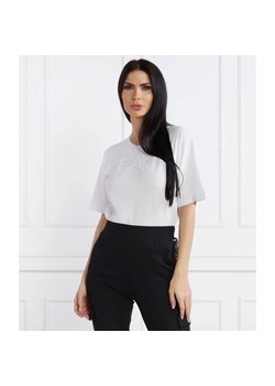 EA7 T-shirt | Regular Fit ze sklepu Gomez Fashion Store w kategorii Bluzki damskie - zdjęcie 184357381