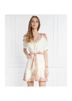 TWINSET Lniana sukienka ze sklepu Gomez Fashion Store w kategorii Sukienki - zdjęcie 184357382