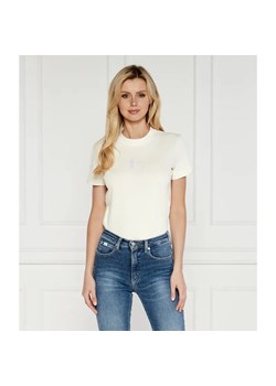 Calvin Klein Jeans T-shirt | Regular Fit ze sklepu Gomez Fashion Store w kategorii Bluzki damskie - zdjęcie 184357384