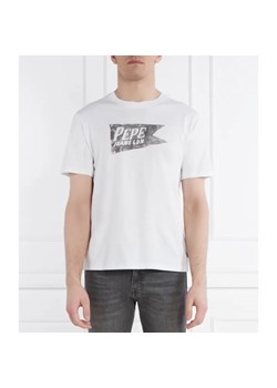 Pepe Jeans London T-shirt SINGLE CARDIFF | Regular Fit ze sklepu Gomez Fashion Store w kategorii T-shirty męskie - zdjęcie 184357511