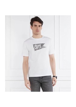 Pepe Jeans London T-shirt SINGLE CARDIFF | Regular Fit ze sklepu Gomez Fashion Store w kategorii T-shirty męskie - zdjęcie 184357512