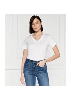 Gant T-shirt SHIELD | Regular Fit ze sklepu Gomez Fashion Store w kategorii Bluzki damskie - zdjęcie 184357612