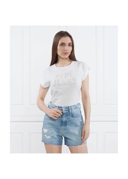 Pepe Jeans London T-shirt | Regular Fit ze sklepu Gomez Fashion Store w kategorii Bluzki damskie - zdjęcie 184357691