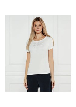 EA7 T-shirt | Regular Fit ze sklepu Gomez Fashion Store w kategorii Bluzki damskie - zdjęcie 184357760