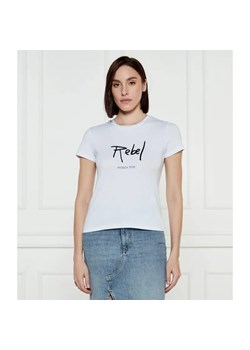 Patrizia Pepe T-shirt | Regular Fit ze sklepu Gomez Fashion Store w kategorii Bluzki damskie - zdjęcie 184357890