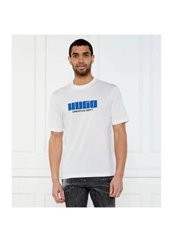Hugo Blue T-shirt Newromi | Regular Fit ze sklepu Gomez Fashion Store w kategorii T-shirty męskie - zdjęcie 184358004