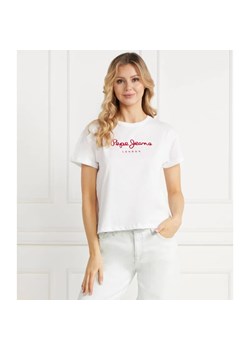 Pepe Jeans London T-shirt HELGA | Regular Fit ze sklepu Gomez Fashion Store w kategorii Bluzki damskie - zdjęcie 184358113
