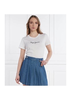 Pepe Jeans London T-shirt LORETTE | Regular Fit ze sklepu Gomez Fashion Store w kategorii Bluzki damskie - zdjęcie 184358163