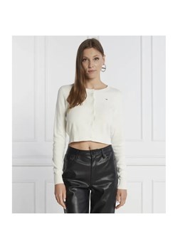 Tommy Jeans Kardigan | Cropped Fit ze sklepu Gomez Fashion Store w kategorii Swetry damskie - zdjęcie 184358251