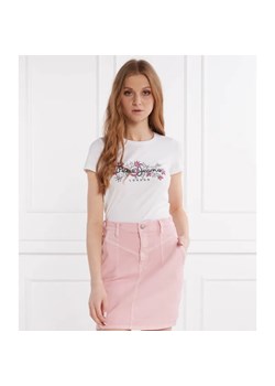 Pepe Jeans London T-shirt KORINA | Slim Fit ze sklepu Gomez Fashion Store w kategorii Bluzki damskie - zdjęcie 184358280