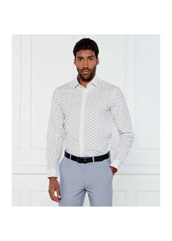 HUGO Koszula Valerio | Modern fit | z dodatkiem lnu ze sklepu Gomez Fashion Store w kategorii Koszule męskie - zdjęcie 184358292