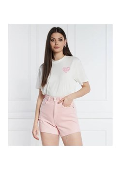 HUGO T-shirt Vintage | Regular Fit ze sklepu Gomez Fashion Store w kategorii Bluzki damskie - zdjęcie 184358402