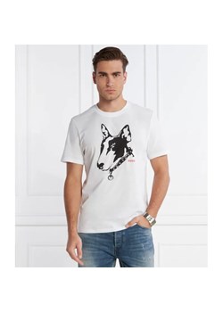 HUGO T-shirt Dammock | Regular Fit ze sklepu Gomez Fashion Store w kategorii T-shirty męskie - zdjęcie 184358442