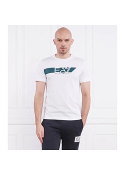 EA7 T-shirt | Regular Fit ze sklepu Gomez Fashion Store w kategorii T-shirty męskie - zdjęcie 184358473
