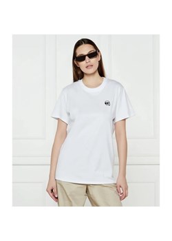 Karl Lagerfeld T-shirt IKON PATCH | Relaxed fit ze sklepu Gomez Fashion Store w kategorii Bluzki damskie - zdjęcie 184358560