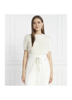 TWINSET Bluzka | Regular Fit | z dodatkiem wełny ze sklepu Gomez Fashion Store w kategorii Bluzki damskie - zdjęcie 184358614