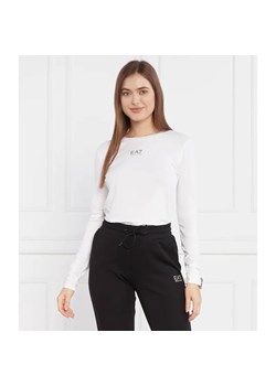 EA7 Bluzka | Regular Fit ze sklepu Gomez Fashion Store w kategorii Bluzki damskie - zdjęcie 184358620