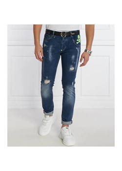 Philipp Plein Jeansy Skull&Bones | Straight fit ze sklepu Gomez Fashion Store w kategorii Jeansy męskie - zdjęcie 184504883
