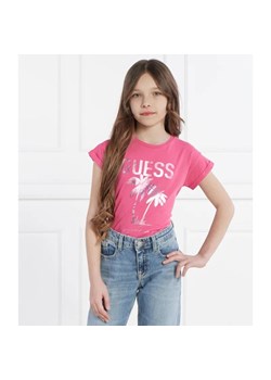 Guess T-shirt | Regular Fit ze sklepu Gomez Fashion Store w kategorii Bluzki dziewczęce - zdjęcie 184504904
