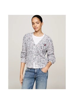 Tommy Jeans Kardigan | Relaxed fit | z dodatkiem wełny ze sklepu Gomez Fashion Store w kategorii Swetry damskie - zdjęcie 184504934