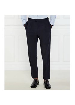 Oscar Jacobson Spodnie Seersucker | Regular Fit | z dodatkiem wełny ze sklepu Gomez Fashion Store w kategorii Spodnie męskie - zdjęcie 184504974