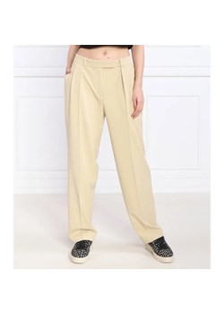 HUGO Spodnie Hanifa | Regular Fit ze sklepu Gomez Fashion Store w kategorii Spodnie damskie - zdjęcie 184505223