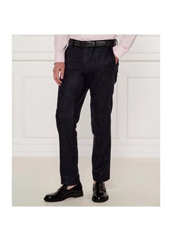 BOSS BLACK Wełniane spodnie H-Genius-DTL-243 | Slim Fit | z dodatkiem jedwabiu ze sklepu Gomez Fashion Store w kategorii Spodnie męskie - zdjęcie 184505241