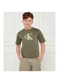 Calvin Klein Jeans T-shirt | Regular Fit ze sklepu Gomez Fashion Store w kategorii T-shirty chłopięce - zdjęcie 184505513