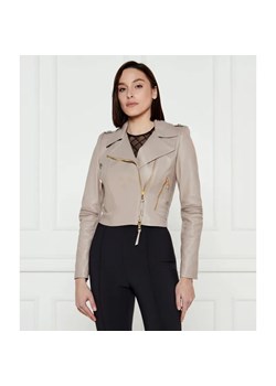 Elisabetta Franchi Skórzana kurtka | Slim Fit ze sklepu Gomez Fashion Store w kategorii Kurtki damskie - zdjęcie 184505911
