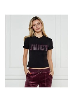 Juicy Couture T-shirt IMPACT SS | Slim Fit ze sklepu Gomez Fashion Store w kategorii Bluzki damskie - zdjęcie 184505953