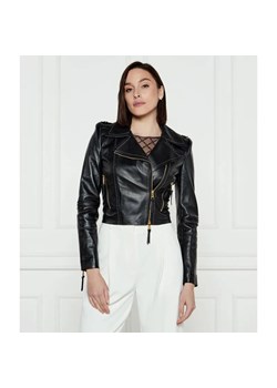 Elisabetta Franchi Skórzana kurtka | Slim Fit ze sklepu Gomez Fashion Store w kategorii Kurtki damskie - zdjęcie 184505981